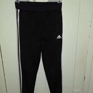 Adidas Girls Sz 10/12 Black Jogging Pants